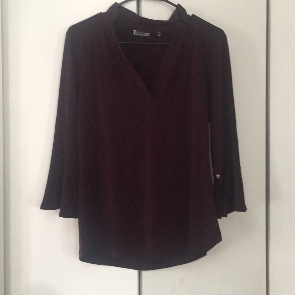 NY&C Maroon blouse
